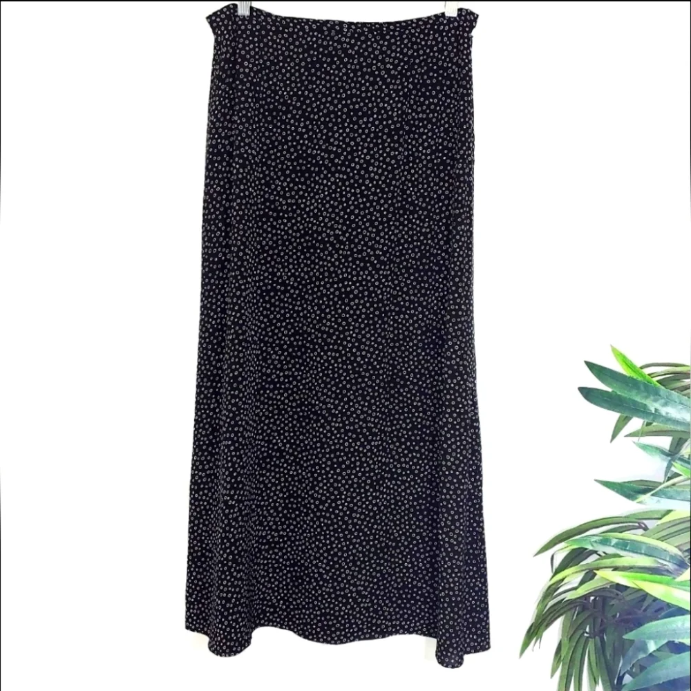Talbots Silk Polka Dot Skirt - Picture 1 of 6